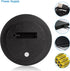 White,7.87inch /17.6lbs Rotating Display Stand Turntable Stand Spinning Stand for Product Shows Max Load,Black Round