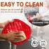 Large Silicone Air Fryer Liners, 5-9 QT, 9.6 Inch Reusable Baking Tray, 2 Pack