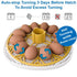 Meuiosd 12-24 Egg Incubator Eggs Automatic Intelligent Incubators for Hatching Eggswith Automatic Turner