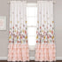 Lush Decor Flutter Butterfly Curtains | Ruffle Print Design Window Panel Set