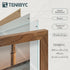 5x7 3 Pack Picture Frame with HD Glass - Brown Walnut, Natural Wood Photo Frame, Table Decoration