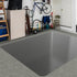 Area Floor Mat for Home, 4'6' Translucent Black No Slip Waterproof Vinyl
