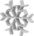 O'CREME Christmas Rosette Iron Snowflake