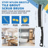 Hard Bristle Crevice Cleaning Brush, Pack of 5, Multifunctional Tools for Bathroom, Shower, Grout, Household Use