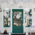OuMuaMua Winter Christmas Hanging Snowflake Decorations, 12PCS Garland & 12PCS 3D Glittery Large White Snowflakes