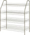 ClosetMaid 4-Tier Wire Shoe Rack Organizer, Nickel Finish, Easy to Assemble, Holds