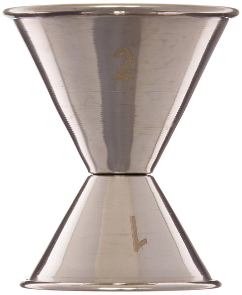 American Metalcraft J205 Jiggers, Silver, 2.5" Length x 2.5" Width