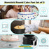 LIANYU 8 × 3 Inch Cake Pan Set of 3, Deep Round Cake Mold for Baking, Nonstick Stainless Steel Baking Pan for Cake, Cake Tin Bakeware, Black Layer Cake Pan for Birthday Wedding Party, Rust Resistant by LIANYU