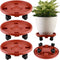 3 Packs Large Plant Caddy with Wheels 13" Rolling Plant Stands Heavy-duty