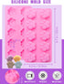 Puppy Dog Paw and Bone Silicone Molds, Non-Stick Food Grade Molds for Baking, Set of 6 Dog Bone Cookie Cutters