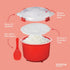 Set 2.6L, 915ml 2 Count Sistema Microwave Rice Cooker & Round Microwave Food Container | | Food Containers