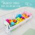 3 4 Comfylife Large Bath Toy Organizer Compartment Bath Toy Holder for Bathtub & Shower Quick-Dry Mesh with Strong