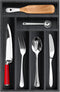 Ayiaren Kitchen Wood Utensil Tray Drawer Organizer, 14.6"x9.5" Black Bamboo Silverware Divider for Flatware and Cutlery