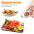 ALDMIO 12 Pcs Crab Crackers and Tools, Enhanced Crab Leg Crackers with Storage Bag, Lobster Cracker Great