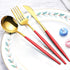 Reusable Utensils Set with Case, Travel Flatware Set for Home, Office, School, Camping
