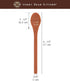 Honey Bear Kitchen Silicone Stirring Spoon - Set of 2 Black Bear for Coffee & Tea