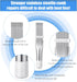 2 Pieces Different Fin Comb Set, Stainless Steel Condenser Fin Straightener Tool for Radiator Repair