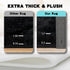 AAFKK 6x9 Black Area Rugs for Living Room, Fluffy Shaggy Rug Soft Carpets, Rugs for Bedroom Nursery Kids Room Dorm Home