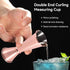 Jigger 2 oz 1 oz Rose Gold Stainless Steel Double Cocktail Shot Measure for Bartending