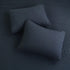 Set 3 90x90 inches ROARINGWILD Navy Blue Queen Size Quilt Bedding with Pillow Shams, Lightweight Soft Bedspread