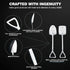 Muimnvi 2 Set 304 Pcs Ice Cream Shovel - Premium Stainless Steel Dessert Spoons for Eating Ice Cream, Funny Loving Gift