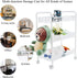 3 4 OVICAR Mesh Wire Tier Rolling Cart, Kitchen Storage Utility Cart, Multifunction Basket Stand for Bathroom, Full