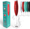 Elementi Milk Frother Handheld, Electric Wisking Tool for Coffee, Mini Mixer and Drink Mixer (Red)