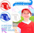 18PCS Mini Baseball Helmet Ice Cream Snack Bowl, 8 oz Plastic Cups for Birthday Party Supplies