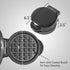 Mini Waffles Maker, Small Non-stick Waffle Iron for Breakfast Belgian Waffles, Portable Pancake Maker Machine for Kids,