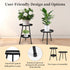 Metal Plant Stand, Plant Stand Indoor Outdoor, Metal Rustproof Flowers, Urban and Rustic Outdoor Plants Stands, Flower