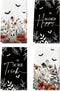 Artoid Mode Ghost Pumpkins Bats Floral Halloween Kitchen Towels Dish Towels, 18x26