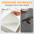 Viseeko Non-Adhesive Shelf Liner for Kitchen Cabinets, Strong Grip Marble Drawer Liner, Easy to Use (White, 11.8IN x