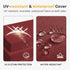 Pack 4, 18.5"*16"*3", UNIKOME Outdoor Chair Cushions of Water Resistant Patio Cushions with Ties, High Density Sponge