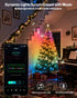33Ft sync,12 Super RGB Smart Fairy String Lights, Usb DIY Twinkle Lights w/Remote & App Controlled, music Modes