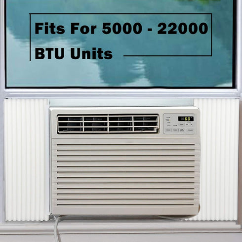 LBG Products Window Air Conditioner Foam Insulation Panels, AC Side Insulating Panel Kit, 2 Pack, 17in High x 9in Wide