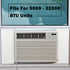 LBG Products Window Air Conditioner Foam Insulation Panels, AC Side Insulating Panel Kit, 2 Pack, 17in High x 9in Wide