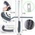 Bathroom Brushes Kitchen Cleaning Brush Set, Toilet Bowl Brush, Stiff Bristles, Durable 13.5-Inch Deep Cleaning