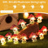 Cute Mushroom Fairy Lights with Timer, 10FT 30LEDs String Lights for Kids Room Decor
