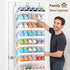 20-30 Closet, 10-Tier UVIAHOMI Pairs Over the Door Shoe Organizer, Clear Pockets Hanging Shoe Storage for Door Shoes
