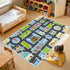 4'x6' 4'x6') Kids Carpet Car Rug Play Mat, Road Rug for Kids, City Life Educational Rugs with Non-Slip Road Traffic Rug