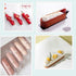 Ellipse Eclair Silicone Mold, 3D Baking Mold for Mousse Cake, 8-Cavity French Dessert Pastry Chocolate Brownie