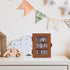 DIIWOODX 60PCS Anxiety Mini Bookshelf Mini Books with Wooden Miniature Book Library for Stress Relief, Home and Office