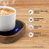 Coffee Mug Warmer, Candle Warmer, Coffee Warmer for Desk Auto Shut Off, Mug Warmer for Coffee, Tea, Beverage, Hot Chocolate, Milk,Wood Grain