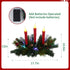 Aokudoni Christmas Decorations: Christmas Table Centerpieces with Artificial Pine Branches Berries Candles Indoor Xmas