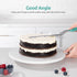 U-Taste Icing Spatula Set with 6", 8", 10" Blade, 18/0 Stainless Steel Angled Cake Decorating Spatula Set of 3
