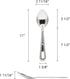 Thunder Group Solid Basting Spoon, 11-Inch with Stainless Steel Handle