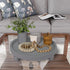 Counter, MAONAME Decorative Round Wood Riser for Display, Farmhouse Pedestal Stand for Kitchen Grey Wooden Risers Tray