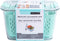 Kitchen Spaces Colander Bin, Produce Saver with Lid, Fridge Organizer for Washing, Straining, and Storing (Mint Green)