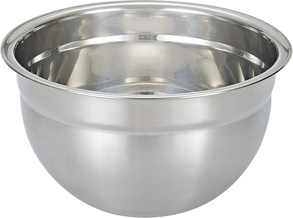 Stainless Steel Mixing Bowl - 5 Quart Metal Kitchen Aid Mixing Bowl for Baking, Cooking, and Food Storage