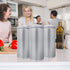 Tin Canister with Airtight Lids for Loose Tea, 16.9 ounces, Round Container for Coffee, Sugar Storage, 3pcs